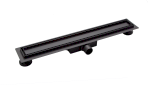 BALNEO DUPLEX BLACK NEXT Odpływ liniowy dwustronny czarny/pod płytkę 110 cm - Zdjęcie nr 2