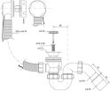 McAlpine Zestaw odpływowo-przelewowy do wanny i głębokiego brodzika HC31M-WH - Zdjęcie nr 2