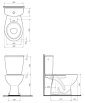 Koło REKORD Zestaw WC kompakt z odpływem pionowym - Zdjęcie nr 2
