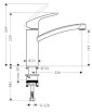 Hansgrohe bateria kuchenna 31806000, chrom - Zdjęcie nr 2