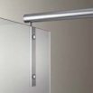 Kermi Walk in Showers XS Free Ścianka wolnostojąca 120 cm, srebro wysoki połysk - Zdjęcie nr 3