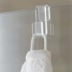 Kermi Walk in Showers XS Free Ścianka wolnostojąca z podporami sufitowymi 120 cm, srebro wysoki połysk - Zdjęcie nr 2