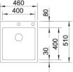 BLANCO Zlewozmywak CLARON 400-IF/A stal szlachetna z kor. InFino 521632 - Zdjęcie nr 3