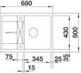 Blanco Zlewozmywak Metra 45 S Compact tartufo 519569 - Zdjęcie nr 4
