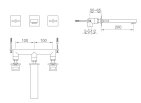 Kohlman Nexen Bateria podtynkowa umywalkowa 3-otworowa chrom QW193U - Zdjęcie nr 2