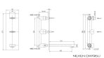 Kohlman Nexen Bateria umywalkowa podtynkowa 3-otworowa chrom QW196U - Zdjęcie nr 4