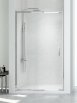 New Trendy Drzwi prysznicowe NEW CORRINA  drzwi przesuwne pojedyncze 110x195 szkło czyste 6mm Active Shield D-0182A - Zdjęcie nr 1