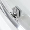 New Trendy Drzwi prysznicowe NEW VARIA  drzwi przesuwne pojedyncze 100x190 szkło czyste 6/5mm Active Shield D-0189A - Zdjęcie nr 4