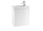 ROCA MINI Zestaw łazienkowy Unik Mini 45x25 cm (szafka + umywalka) biały połysk - A855873806 - Zdjęcie nr 1