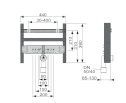 TECE Profil - trawers montażowy pod umywalkę w systemie zabudowy płytami gipsowo-kartonowymi Knauf lub konstrukcji drewnianej 9510003 - Zdjęcie nr 2