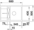 Blanco Zlewozmywak Metra 45 S Compact antracyt 519561 - Zdjęcie nr 4