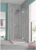 Kermi drzwi otwierane Osia STR 0750x2000 BV: 725-750 srebro wysoki połysk, szkło ESG przezroczyste z Clean OSSTR07520VPK - Zdjęcie nr 1