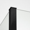 New Trendy Ścianka szklana NEW MODUS BLACK walk-in 100x200 szkło czyste 8 mm Active Shield - ŚCIANKA 2 - EXK-0080 - Zdjęcie nr 5