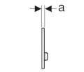 Geberit Sigma50 Przycisk uruchamiający do spłukiwania dwudzielnego szkło dymione 115.788.SD.2 - Zdjęcie nr 3