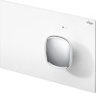 Przycisk uruchamiający do WC Prevista Visign for More 202 elektroniczny, z oświetleniem LED biały/chrom 773465 - Zdjęcie nr 1
