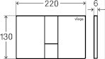 Viega Prevista Przycisk uruchamiający do WC Biały alpejski 773281 - Zdjęcie nr 2