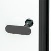 NEW TRENDY Drzwi prysznicowe NEW SOLEO BLACK 150x195 wahadłowe podwójne AS D-0249A - Zdjęcie nr 4