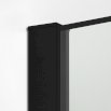 NEW TRENDY Ścianka szklana NEW MODUS BLACK walk-in 110x200 - wzór ramka EXK-0251 - Zdjęcie nr 3