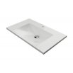 OMNIRES umywalka meblowa Marble+, 76x46cm, biały połysk NAXOS760BP - Zdjęcie nr 1