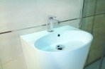 OMNIRES umywalka wolnostojąca Marble+, 55x43cm, biały połysk SIENAUWBP - Zdjęcie nr 3