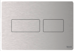 TECE Solid - przycisk spłukujący do WC z metalu, stal nierdzewna szczotkowana 9240430 - Zdjęcie nr 1