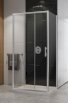 NEW TRENDY Kabina ALTA III kwadratowa przyścienna 80x80x195 drzwi przesuwne K-0567 - Zdjęcie nr 1