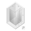 NEW TRENDY Kabina EVENTA P kwadratowa drzwi uchylne pojedyncze 100x100x200 EXK-0133/EXK-0141 - Zdjęcie nr 2