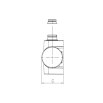 Simplex Variodesign Zawór ozdobny termostatyczny odwracalny D50 biały F12060 - Zdjęcie nr 3