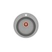 QUADRON DANNY 210 GraniteQ zlewozmywak szary metalik z syfonem miedziany okrągły 1-komorowy b/o HB8301U5-C1 - Zdjęcie nr 1