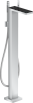 AXOR MyEdition Jednouchwytowa bateria wannowa podłogowa chrom/czarne szkło 47440600 - Zdjęcie nr 1