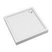 OMNIRES CAMDEN akrylowy brodzik prysznicowy kwadratowy, 80x80cm, biały połysk CAMDEN80/KBP