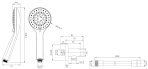 OMNIRES Y Termostatyczny system prysznicowy podtynkowy, chrom SYSYT01XCR - Zdjęcie nr 4