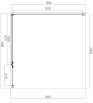 OMNIRES MANHATTAN kabina prysznicowa prostokątna z drzwiami uchylnymi, 100x90cm, chrom/transp MH1090CRTR - Zdjęcie nr 2