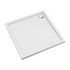 OMNIRES MERTON akrylowy brodzik prysznicowy kwadratowy, 80x80cm, biały połysk MERTON80/KBP - Zdjęcie nr 1