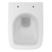 GEBERIT Selnova Compact Wisząca miska WC, lejowa, B36cm, H34cm, T48cm, krótka, kształt geometryczny 501.504.00.7 - Zdjęcie nr 4
