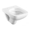 GEBERIT Selnova Compact Wisząca miska WC, lejowa, B36cm, H34cm, T48cm, krótka, kształt geometryczny 501.504.00.7 - Zdjęcie nr 3