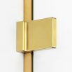 NEW TRENDY Drzwi prysznicowe AVEXA GOLD P 100x200 pojedyncze szkło czyste 6mm Active Shield EXK-1719 - Zdjęcie nr 4