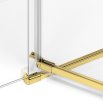 NEW TRENDY Kabina prysznicowa AVEXA GOLD L prostokątna drzwi pojedyncze 100x120x200 szkło czyste 6mm Active Shield EXK-1762 - Zdjęcie nr 7