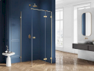 NEW TRENDY Kabina prysznicowa AVEXA GOLD P kwadratowa drzwi pojedyncze 110x110x200 szkło czyste 6mm Active Shield EXK-1879 - Zdjęcie nr 2
