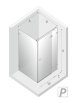 NEW TRENDY Kabina prysznicowa AVEXA GOLD P kwadratowa drzwi pojedyncze 110x110x200 szkło czyste 6mm Active Shield EXK-1879 - Zdjęcie nr 3