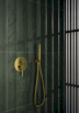 Kohlman AXEL GOLD Zestaw prysznicowy z deszczownicą 25cm QW210AGDR25 - Zdjęcie nr 3