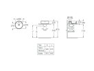 ROCA GAP Umywalka nablatowa okrągła 40 cm z otworem na baterię, z przelewem A3270MK000 - Zdjęcie nr 2