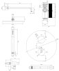 OMNIRES Y Termostatyczny system prysznicowy podtynkowy złoty szczotkowany SYSYT05XGLB - Zdjęcie nr 2