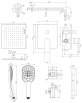 OMNIRES SACRAMENTO system prysznicowy podtynkowy chrom/biały SYSSC10XCRB - Zdjęcie nr 2