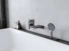 HANSGROHE sBox Element zewnętrzny do węża prysznicowego na brzeg wanny kolor czarny matowy 28010670 - Zdjęcie nr 3