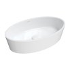 OMNIRES BARI M+ umywalka nablatowa, 50 x 30 cm biały połysk BARI500UNBP - Zdjęcie nr 1