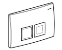 Geberit Delta35 Przycisk uruchamiający przedni biały-alpin 115.135.11.5 - Zdjęcie nr 2