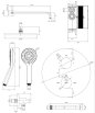 OMNIRES Y termostatyczny system prysznicowy podtynkowy, miedź SYSYT05CP - Zdjęcie nr 2