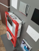 TECE Stelaż podtynkowy niski do WC ze spłuczką Uni TECEprofil 820mm 9300380 - Zdjęcie nr 4
