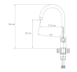 QUADRON INGRID Bateria kuchenna stalowa miedziany nano PVD 3523500_PVDC1 - Zdjęcie nr 2